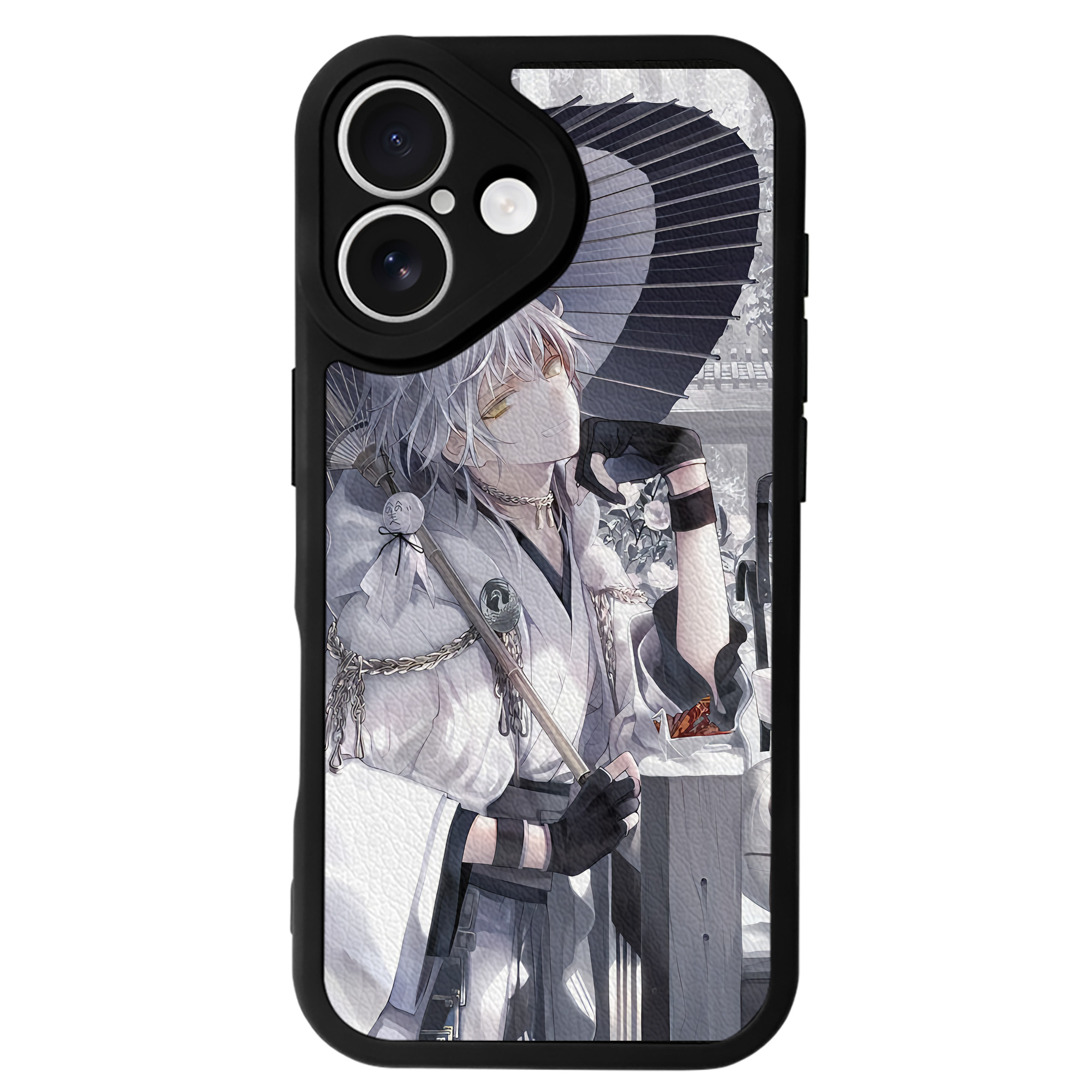 （画像用） 刀剣乱舞 Touken Ranbu 【iPhone 16シリーズ対応】シリコンスマホケース（レザー調） 材質：シリコン